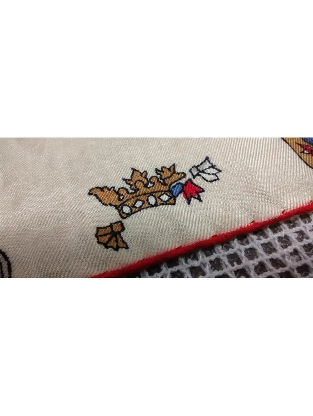 PURA SETA Pure Silk Men's Scarf 1940s 30s Regency Monarch European World War II